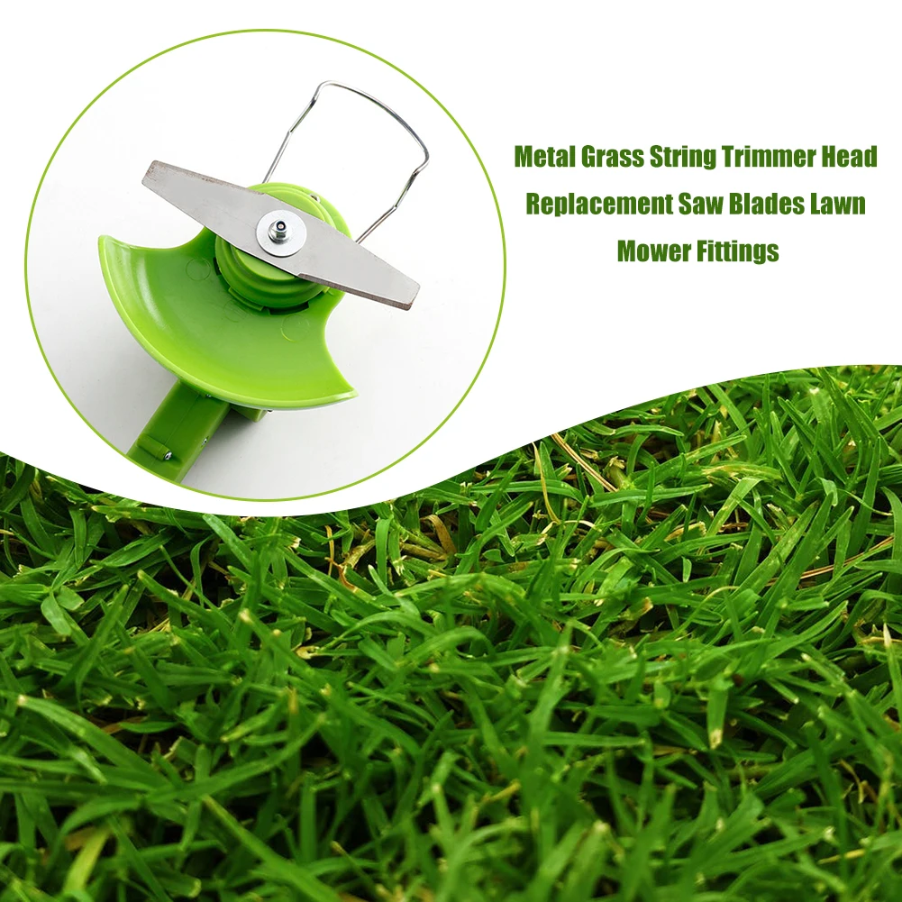 1-6PC Metal Grass String Trimmer Replacement Head Blade Saw Blade of Electric Cutting Lawn Mower Fitting Garden Tool Accessories 2