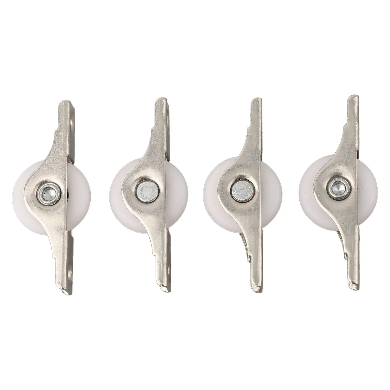 4pcs Window Pulleys 25mm Cabinet Wardrobe Sliding Door Wheel Window Roller Pulley Furniture Door Roller Runner Hardware