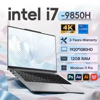 Ordinateur portable gamer et étudiant Windows 11 Pro Intel Core i7 9850H 16 Go de RAM 1 To SSD 1