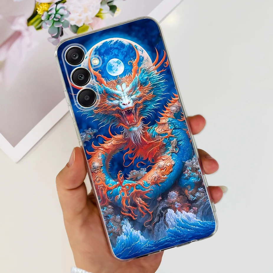 Luxury Painted Clear Silicone Case - Artistic Protective Cover