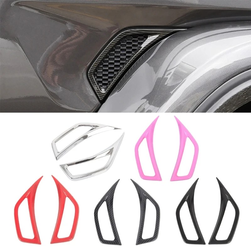 Car Wheel Sopracciglio Side Air Vent Outlet Cover Sticker Trim Per Jeep Wrangler Jl Jlu Gladiator Jt 2018-2021Accessori Per Lo Styling Dell'Auto