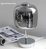 Modern Light Luxury Italian Simple   Bedside Lamp Glass Master Bedroom Bedside Lamp Designer Decorated High-Class LED Light 6