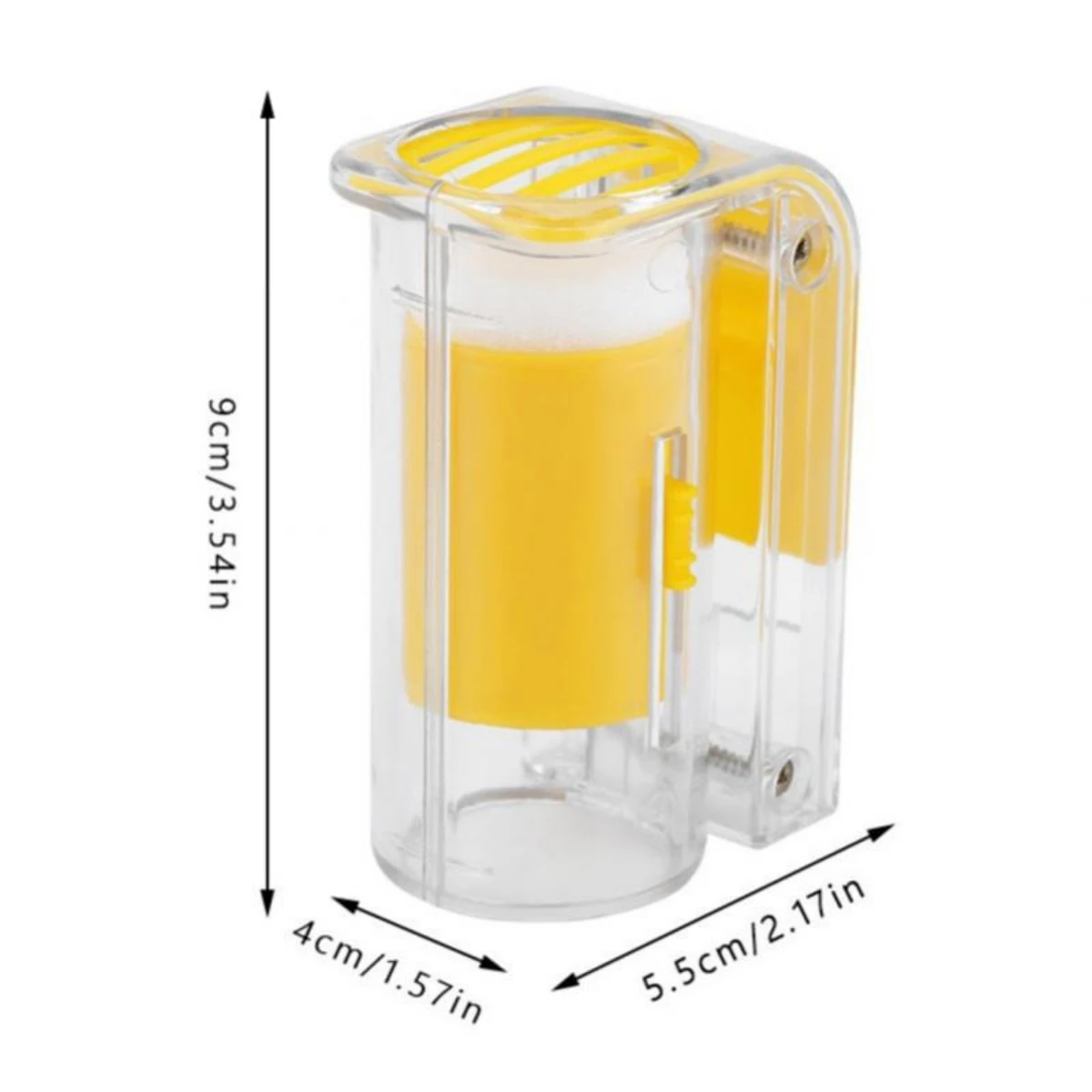 1Pcs Bee Queen Marking Catcher Plastic One Handed Marker Bottle Plunger Plush Beekeeper Tool Garden Beekeeper Queen Bee Catcher