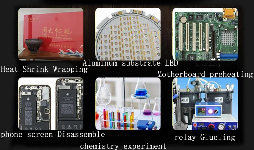 Constant Temperature Heating Station Heat Shrink Sealer for BOPP Cellophane Film Packaging PCB LCD Screen Repair detail image 6