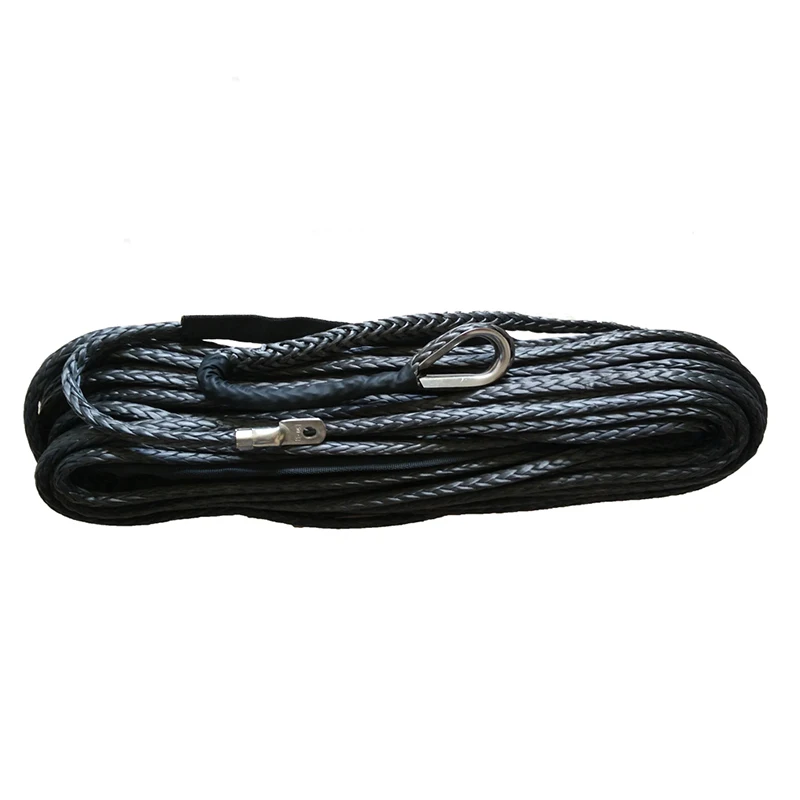 10mm * 30m Winch Line, Towing Rope, Synthetic UHMWPE Fiber , Plasma Cable for 4X4 Offroad
