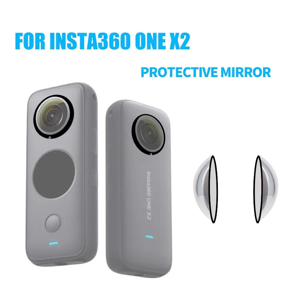 

For Insta360 ONE X2 Sticky Lens Guards Dual-Lens 360 Mod For Insta 360 ONE X2 Protector Accessories New