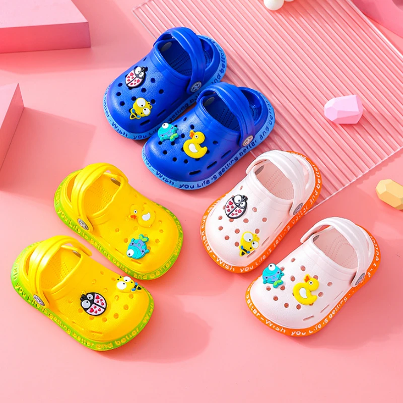 Summer Baby Shoes Sandals for Girls Boy Mules Baby Girl Shoes Cartoon Sandal Infantil for Boy Children's Garden Beach Slippers