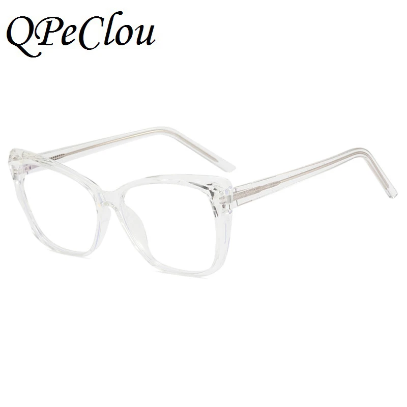 Fashion Sexy Transparent Frame Cat Eye Anti-blue Glasses Women Vintage Optical Computer Eyeglasses Female Oculos Spectacles anti blue light glasses eyewear frames anti radiation glasses women glasses fashion eyeglasses