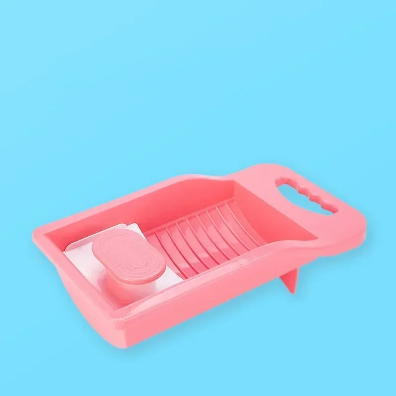 Underwear Washboard Antislip Thicken Washing Board Clothes Cleaning Laundry Cleaning Tool Bathroom Accessories Socks Washboard