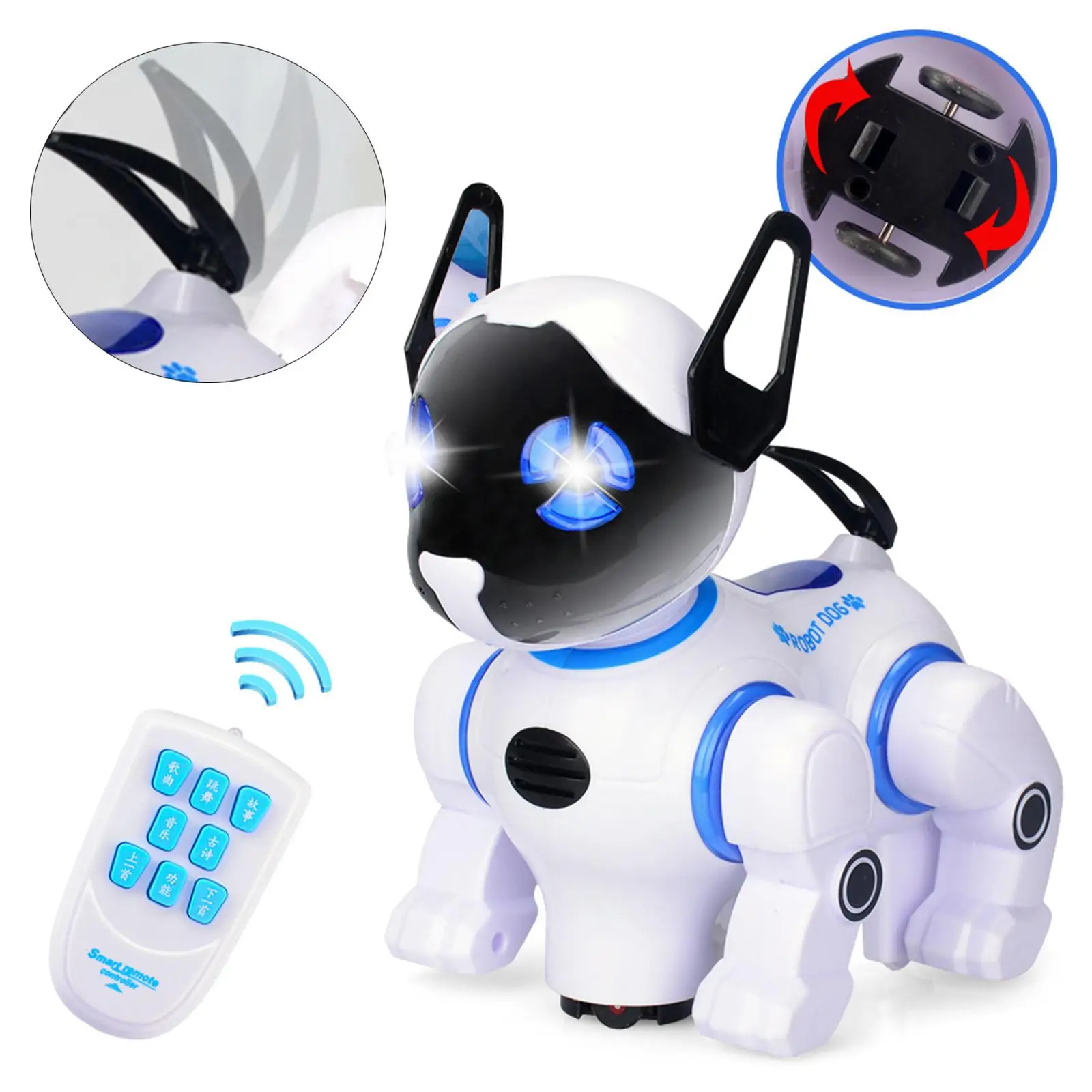 Robot télécommandé pour enfants, chien électronique universel