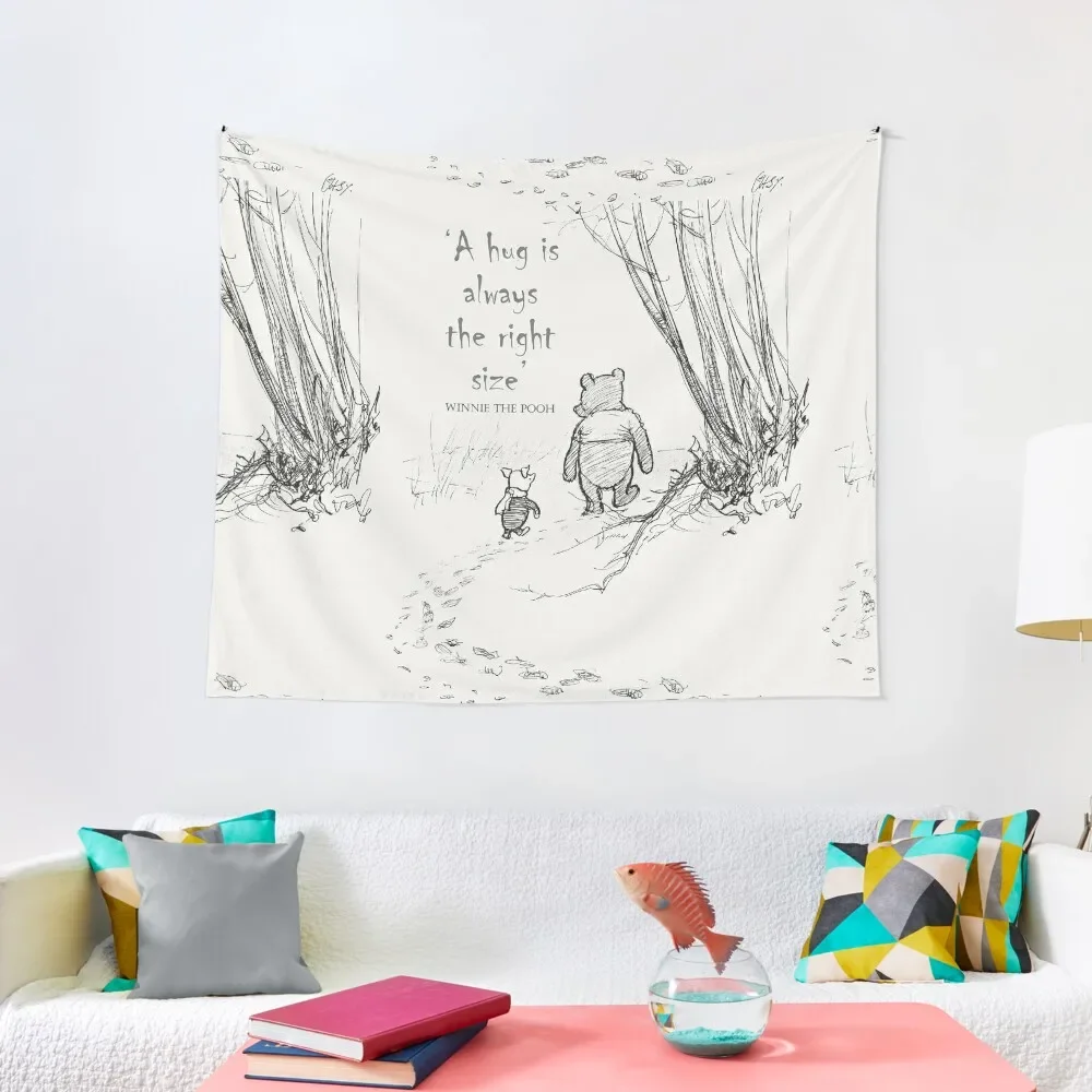 

A hug is always the right size Tapestry Wall Hanging Decor Aesthetic Decoration Outdoor Decoration Tapestry