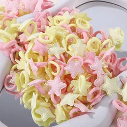 Kids' Love Star Hair Loop Set - Cartoon Ponytail and Braid Accessories (10 Pieces) (4337 - 30)
