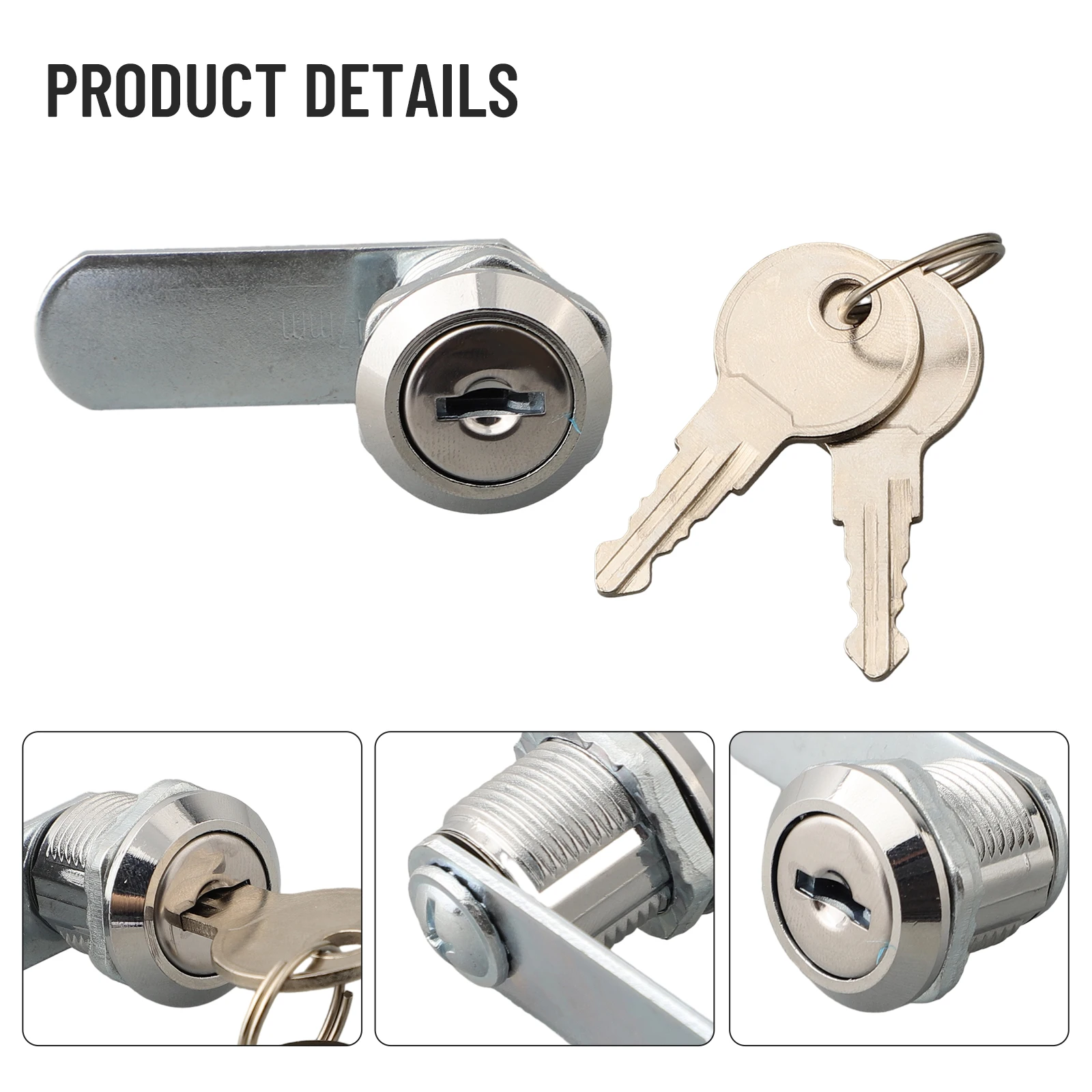 Accessories Mailbox Lock Parts Fittings Household Items Metal 18mm90 Degrees Box Locker Cabinet Cupboard Drawer Kit