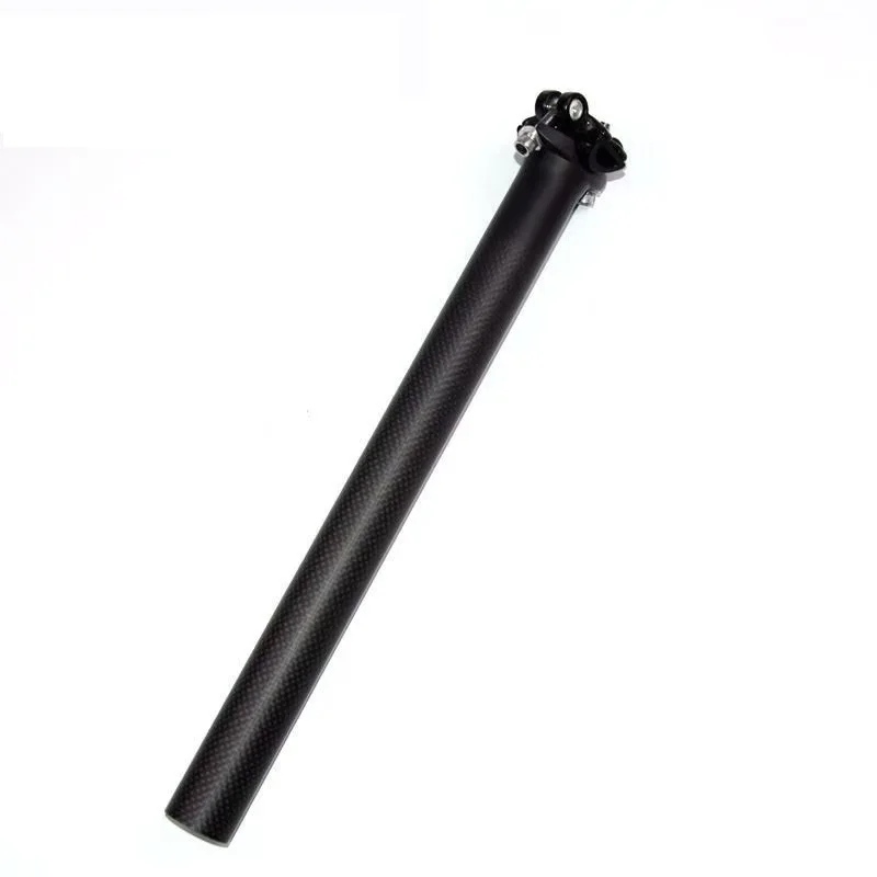 Ultra-Light Carbon Fiber Bicycle Seatpost with Zero Offset