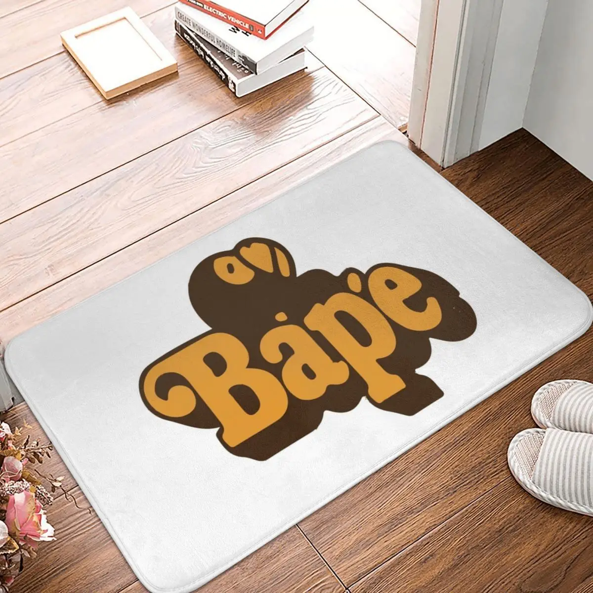 BAPE A Bathing Ape Round Bathroom Non-slip Door Mat Floor Mat Rug Carpet Bathmat 