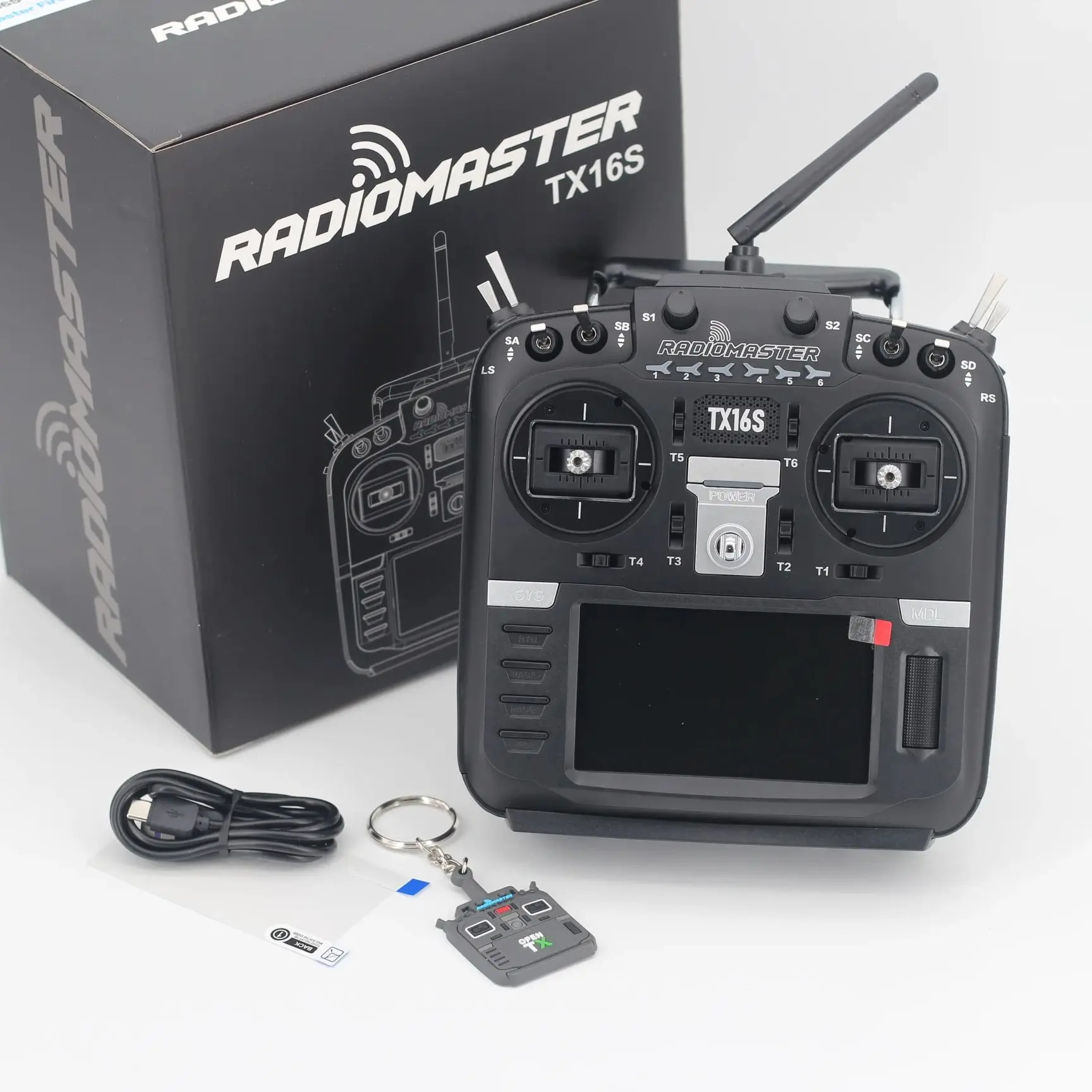 RadioMaster TX16S MKII V4.0 16CH 2.4G Hall Gimbals ELRS 4in1Transmitter Remote Control Support EDGETX OPENTX 3