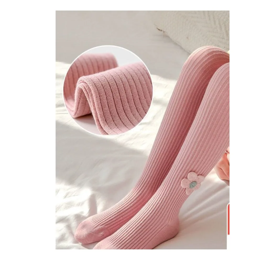Girls' Cotton Tights for Spring and Autumn Pantyhose Baby Leggings
