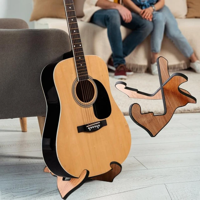 Acoustic Wood Guitar Floor Stand