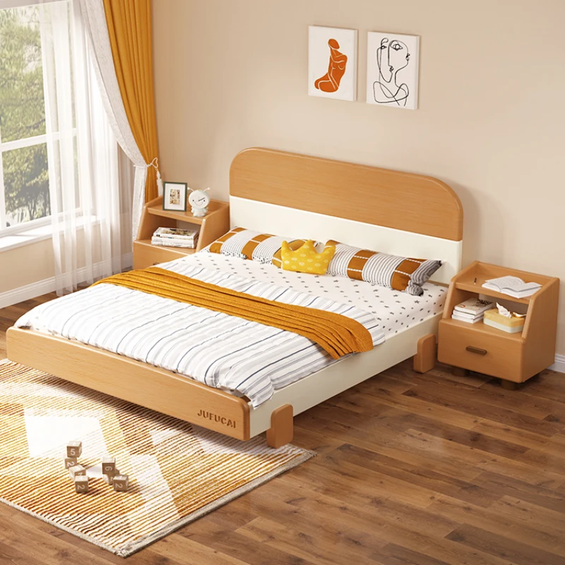 Design Letti Matrimoniali Per Bambini In Legno Massello Moderno Lusso King Size Letti Per Bambini Casa Per Bambini Kinder Bett Mobili Per Camera Da Le