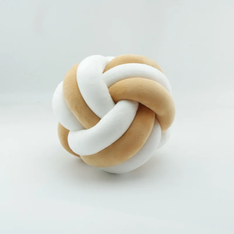 크리스마스 날 장식 분위기 선물 트리플 매듭 볼 베개 선물, 침실 거실 던지기 베개 쿠션