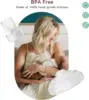 Duckbill Valves Silicone Diaphragm Compatible with Momcozy M5 Breast Pump, Replacement Pump Parts Accessories Compatible for M5 5