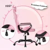 Gaming Chairs Office Chairs Desk Chair Ergonomic Executive Swivel Rolling Computer Chair with Lumbar Support, Pink 5