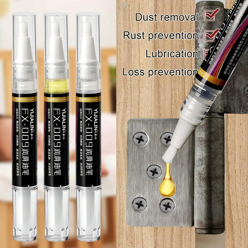 Rust Prevention Lubricant Pen for Car Maintenance Home Appliances Tools Portable Pen Style Lubricator for DIY and Industrial Use