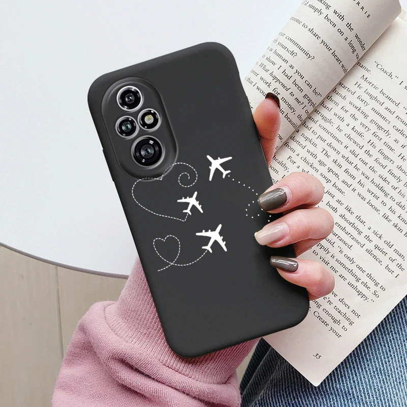 Floral Cartoon Cat Soft Silicone Phone Case - Stylish Protective Cover
