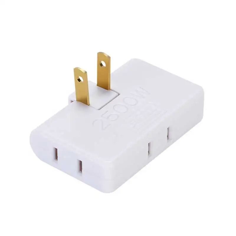3 In 1 US Plug Multifunction 180 Degree Rotatable Power Plug Socket Adapter Converter plug adapter electrical socket power socket power extension plug extension sockets power plug connector Multi-plug Foldable Charger Adapters