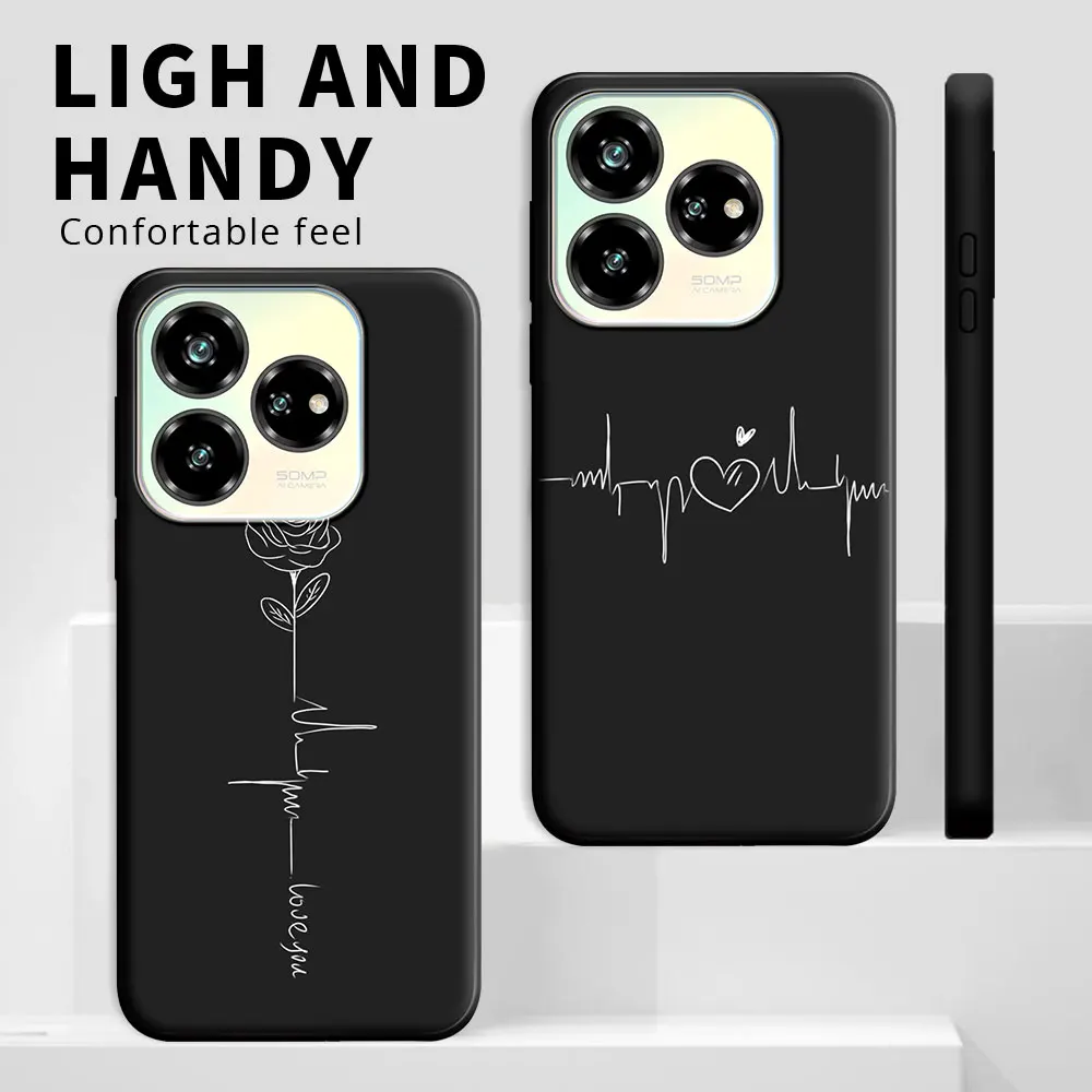 Shockproof Silicone Phone Case with Fashion Cartoon Design