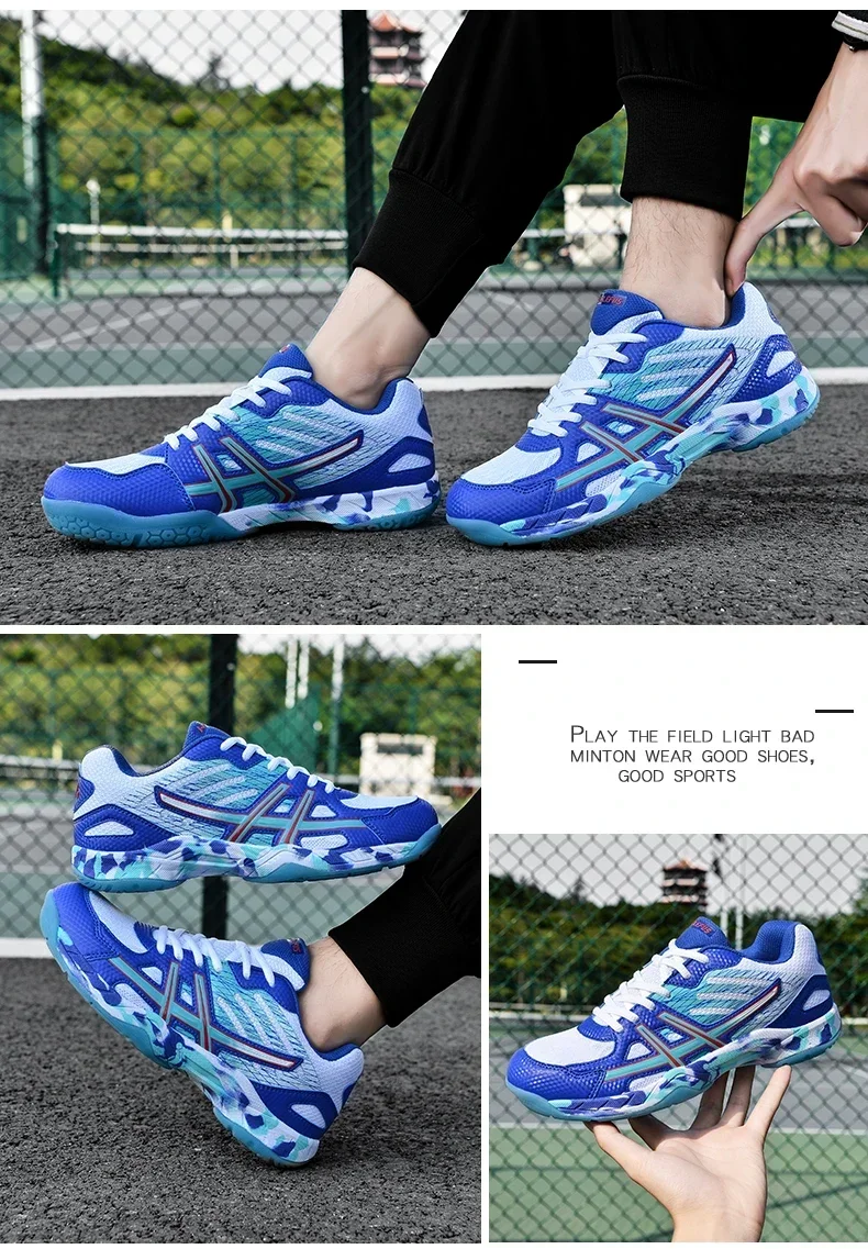 Männer Badminton Schuhe Training Im Freien Nicht-slip Jungen Hohe Qualität Tragen Beständig Turnschuhe Atmungsaktive Professionelle Volleyball Schuhe – Detail 7