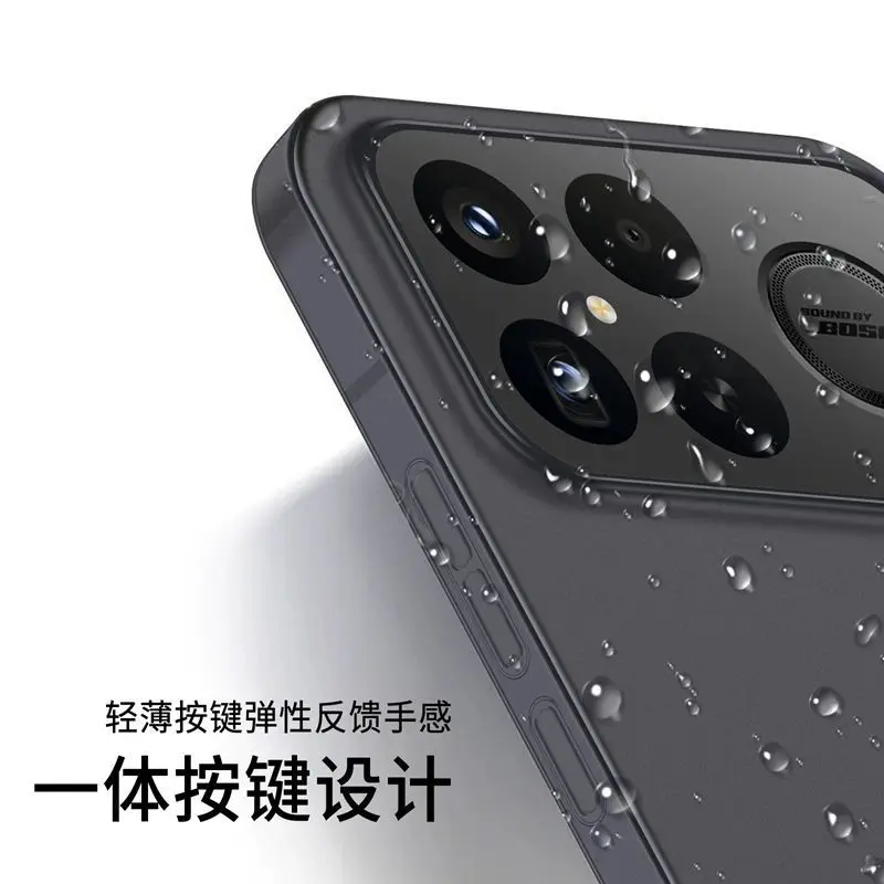 Ultra-Thin Micro-Frosted Shockproof Bumper Case with Large-Pore PP Cover