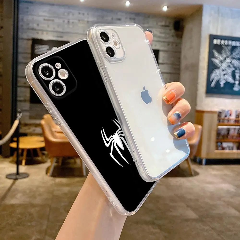 Anime Spiderman Cool Shockproof HD Clear Phone Case