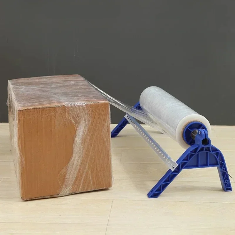 Wrapping Film Packaging Machine DTF Film Holder Packing Device With Cutter Cling Capsule Apparatus Cuttable Wall Mount Kit