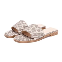 Classic Simple Design Wearable Comfortable Anti-slip Sole Letter Printed Slippers Seasonal New Summer Fashion Women's Sandals - Image 2