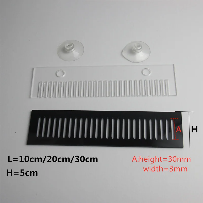 Aquarium Removable Overflow Combs Fish Tank Over Water Board Overflow Tank Suitable for Acrylic Fish Comb Filter
