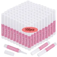 100/50PCS Mini Nail Glue for Acrylic Nail Tips Fast Drying Super Adhesive Rhinestone Bond Glue Long Lasting Liquid Glue (2g/pcs) 1