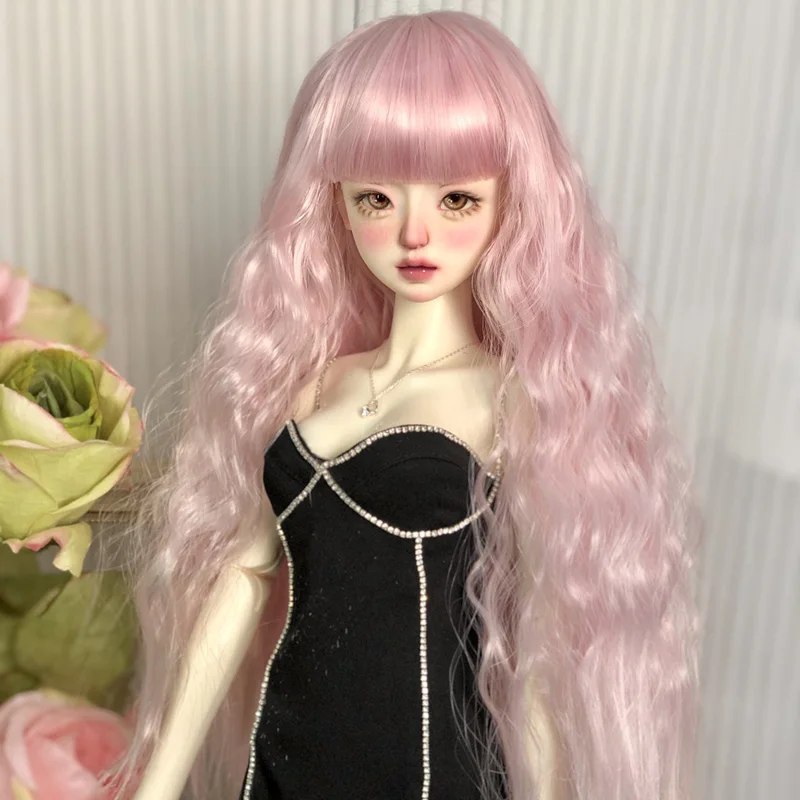 

1/3 1/4 1/6 1/8 Long Curly Style Hair High Temperature Wire BJD Doll Wig YOSD MSD SD Accessories