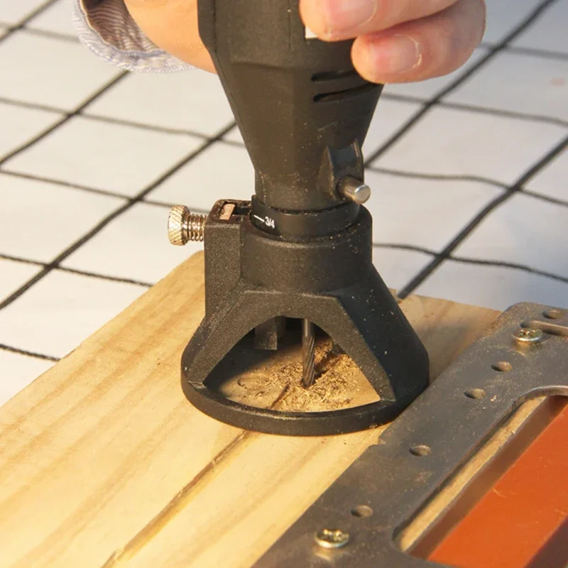 Rotary Wood Carving & Milling Tool Kit with Precision Guide Attachment