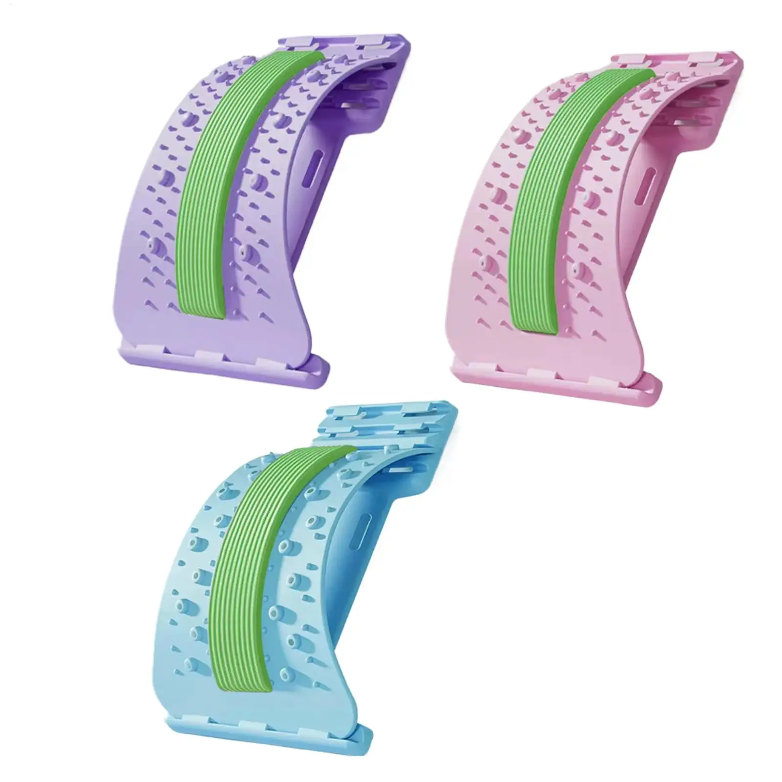 Back Massager stretcher 3-level adjustable Lumbar Support Relaxation Spine Pain Relief scoliosis back massager Corrects Waist