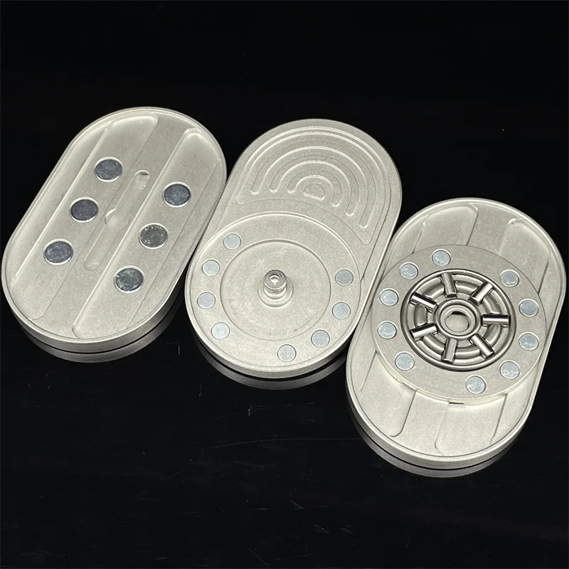 Multiple Directions Fidget Slider Stainless Steel Haptic Slider Metal EDC Fidget Toys ADHD Tool Stress Relief Toys Office