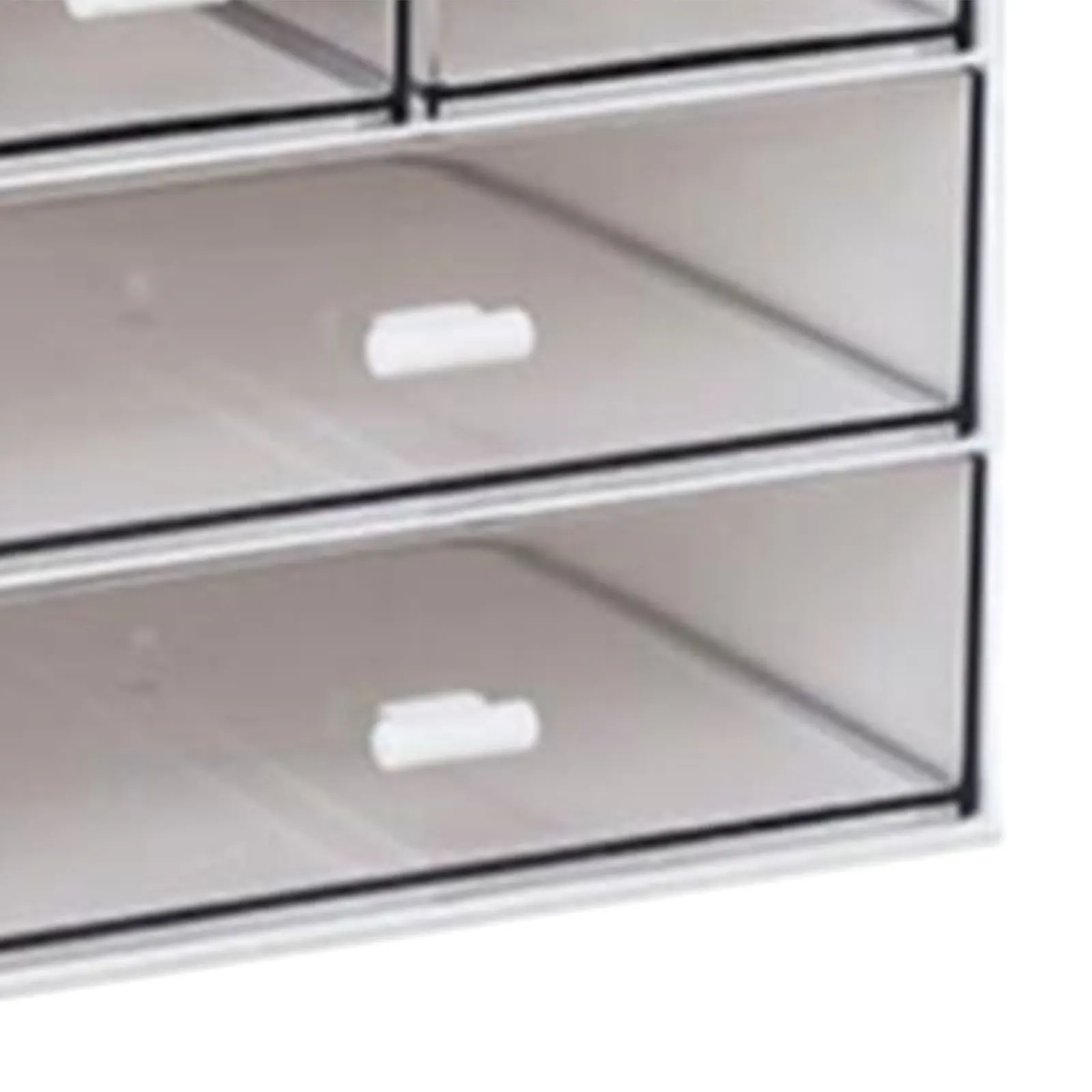 Simple Multi-Compartment Storage Box Desktop Miscellaneous Stationery Organizing Box Student Dormitory