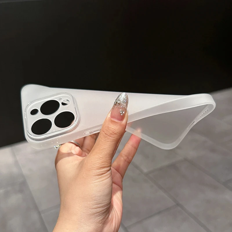Ultra Thin Matte Silicone Soft Candy Color Transparent Luxury Case - 0.3mm