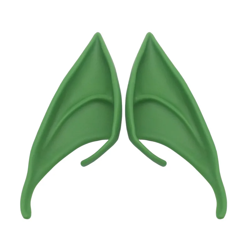 Anime Cosplay Props 1 Pair Elf Ears Pointed Soft For Halloween Christmas Party Mask Photo Toys