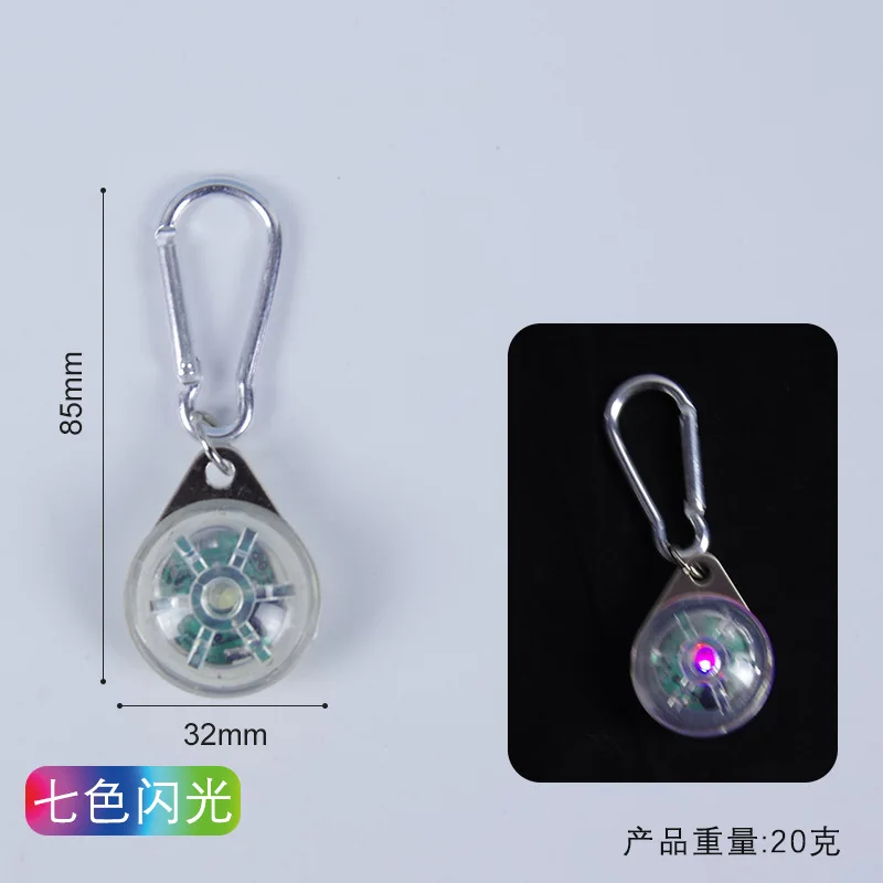 Dog Pet Pendant LED Lighted Cat Safety Flashing Night Light Pet LED Collar Pendant for Training Walking 