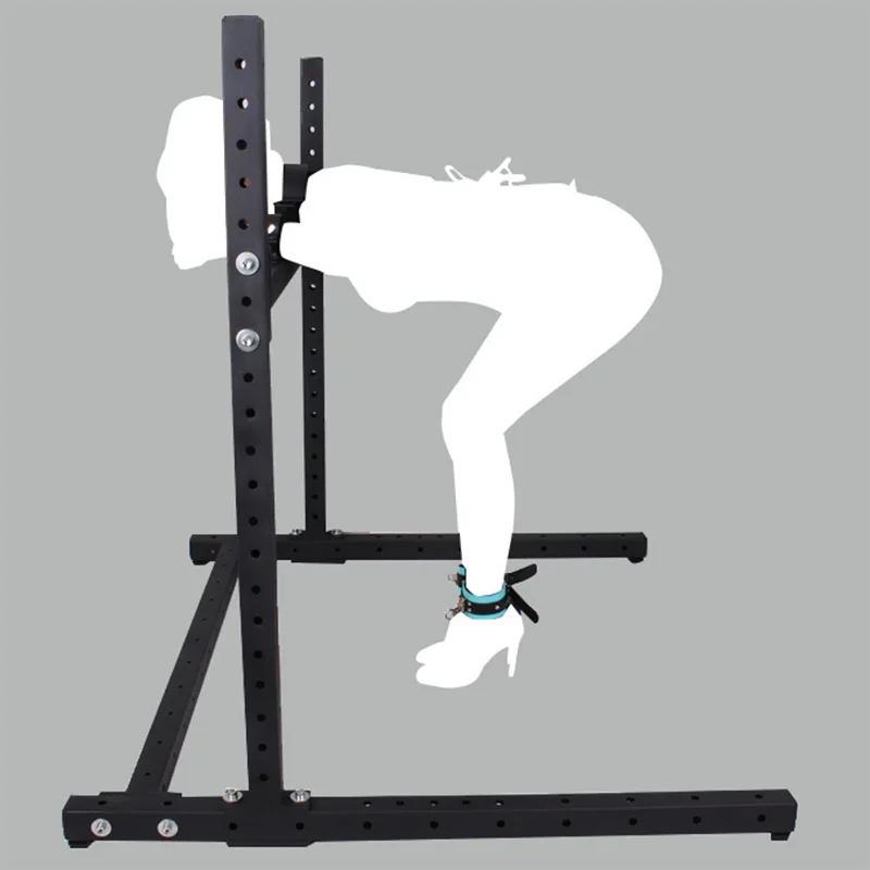 SM female bondage rack, fun furniture, adult sex supplies tools, restraint rack tools, forced leg separation device