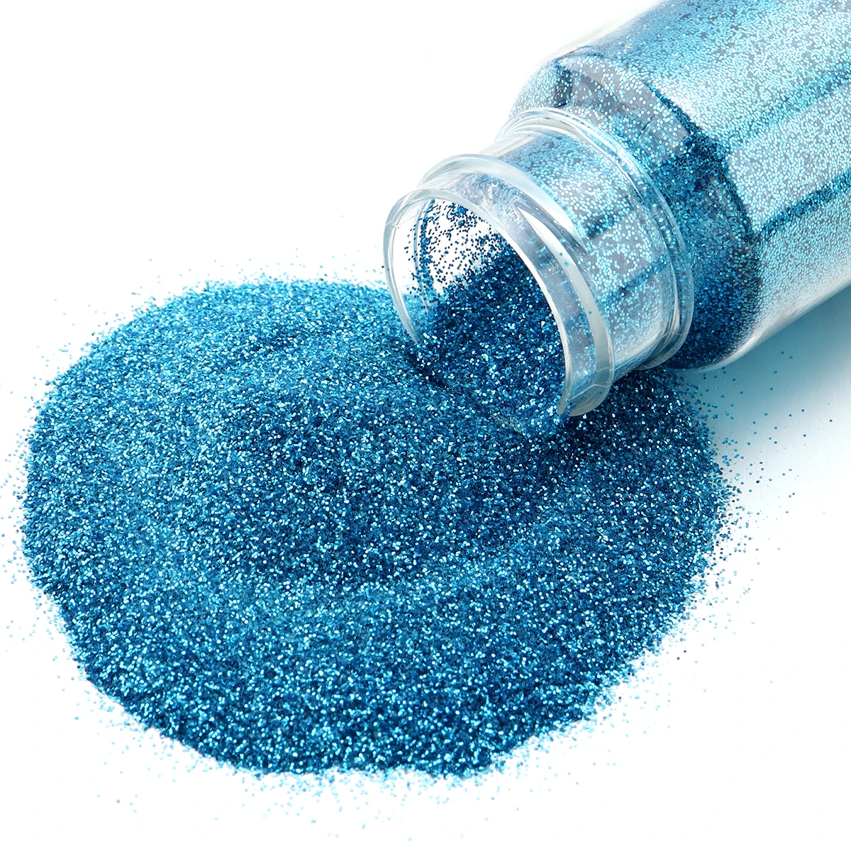 Sparkly Fine Glitter Powder for Arts and Crafts, Nail Art, and Cosmetic Use - Rainbow Colors