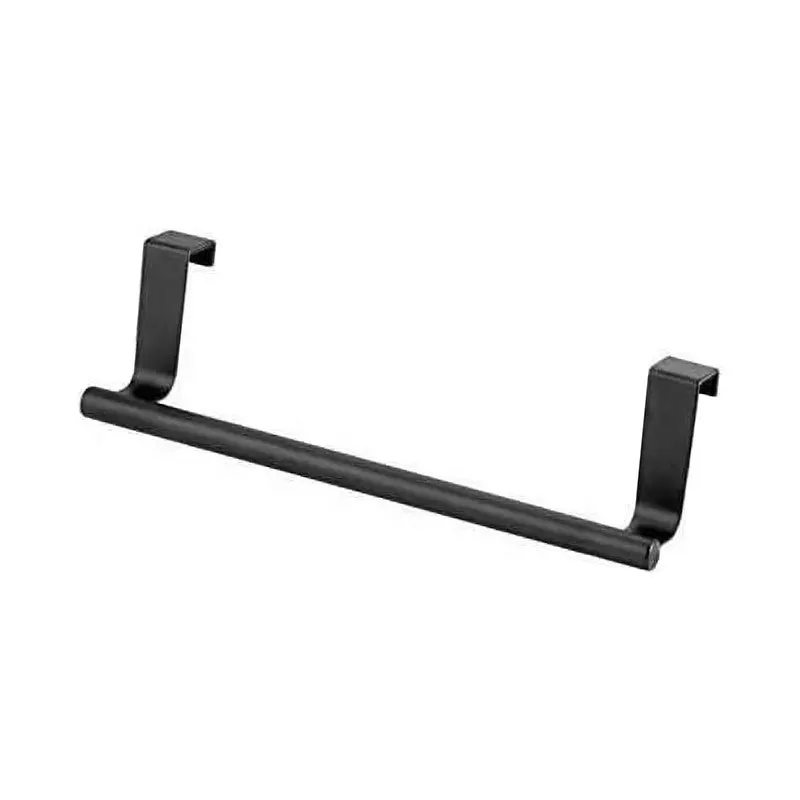 Kitchen Cabinet Door Towel Bar Stainless Steel Door Back Towel Hanging Holder Bathroom Punch-free Towels Hooks Home Organizer
