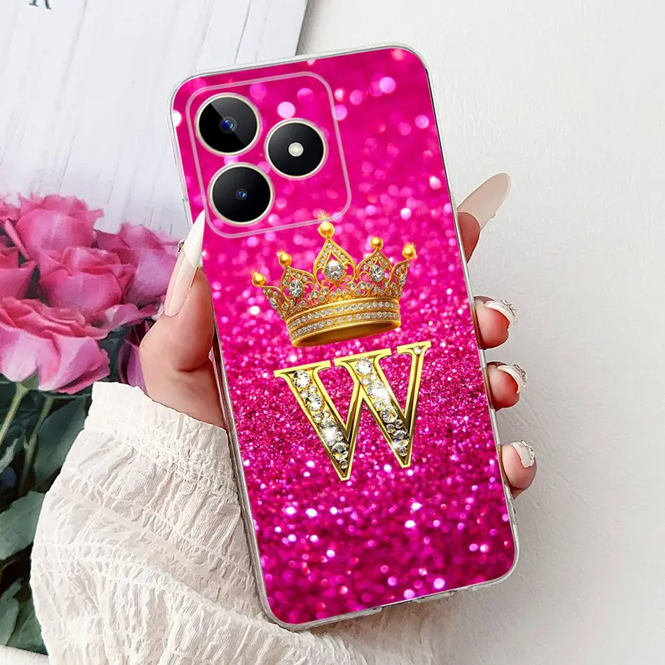 Fashionable Soft Silicone TPU Phone Case - Stylish Letter Design