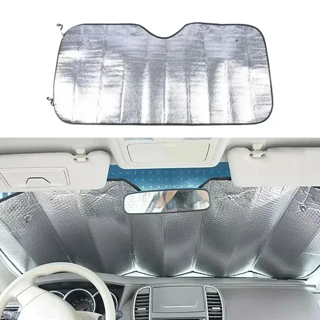 Car front and rear sun visors Car windshield Summer sun protection Heat Insulation Window sunshade Car interior sun visor 2